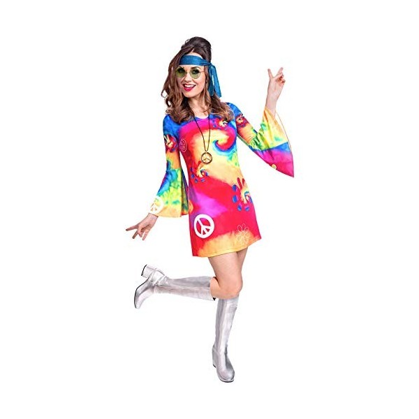  9905131 Adult Ladies 60s Free Spirit Costume Small 