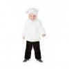 Toddler Lamb Costume, White, with Hooded Top & Trousers, T1 