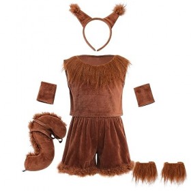 IBTOM CASTLE Déguisement danimal Pour Enfants,Bébés Filles Garçons Carnaval Caricature Cosplay Halloween Noël Fête Costume,G