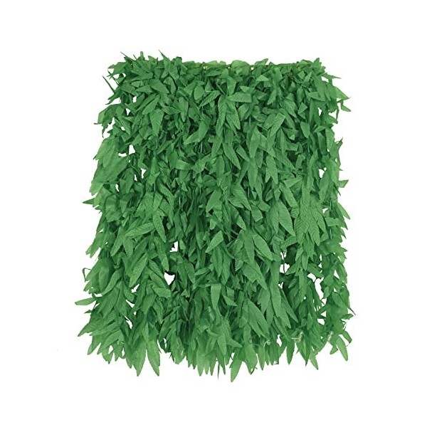 Beistle Jupe en tissu Motif feuilles de fougère Vert