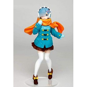 taito Re:. zero Rem Manteau dhiver avec figurine précieuse 23 cm