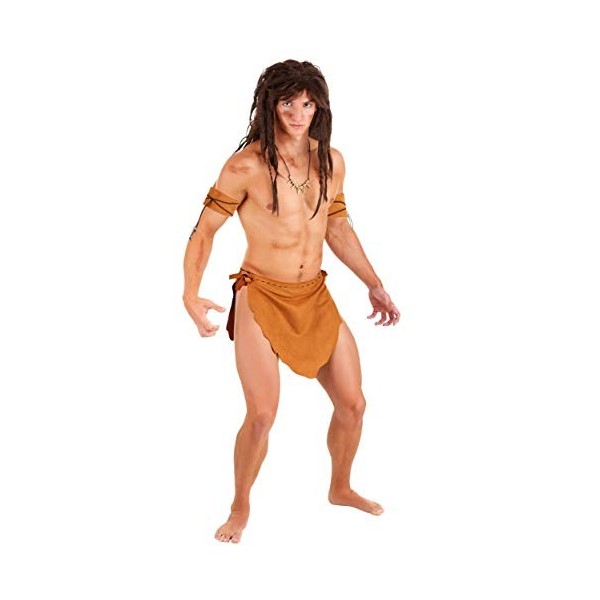 Mens Jungle Man Fancy Dress Costume X-Small