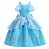 MYRISAM Robe de Cendrillon Papillon Déguisements Filles Princesse Cinderella Costume de Carnaval Halloween Cosplay Noël Robe 