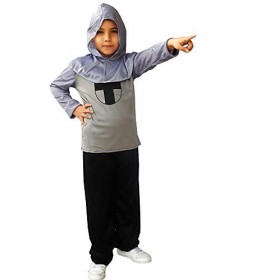 Lovelegis Costume de chevalier médiéval - templier - enfant - déguisement - carnaval - halloween - cosplay - taille l - 7/8 a