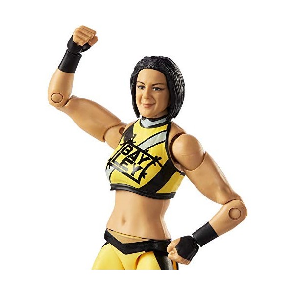 WWE Collection Élite figurine Deluxe articulée de catch, Baylay, visage réaliste et mains interchangeables, jouet pour enfant
