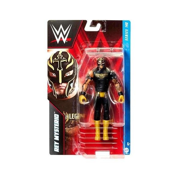 Mattel WWE Rey Mysterio Basic Series 140 Figurine de lutte
