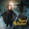 ATOWORLD Costume de chauve-souris dHalloween pour enfant 98 104 cm avec costume de chauve-souris fille garçon combinaison se