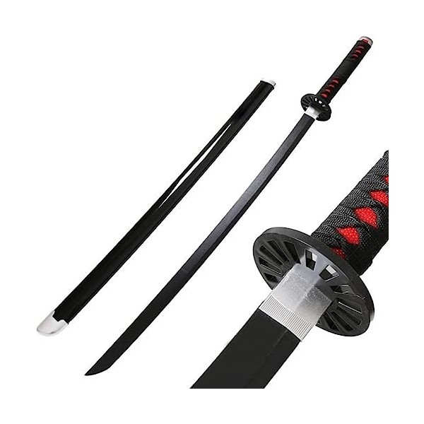 Katana Demon Slayer Cosplay Épée De Samouraï Épée Danime En Bambou 76cm/104cm Sabre Japonais En Bois Anime Epée Ninja Pour F