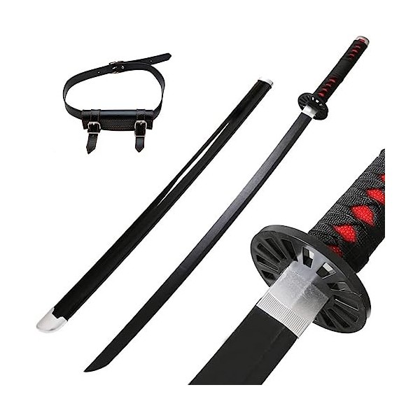 Katana Demon Slayer Cosplay Épée De Samouraï Épée Danime En Bambou 76cm/104cm Sabre Japonais En Bois Anime Epée Ninja Pour F