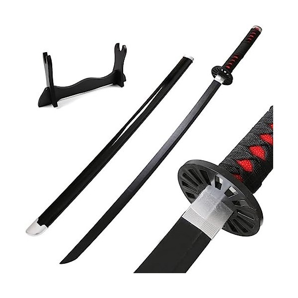 Katana Demon Slayer Cosplay Épée De Samouraï Épée Danime En Bambou 76cm/104cm Sabre Japonais En Bois Anime Epée Ninja Pour F