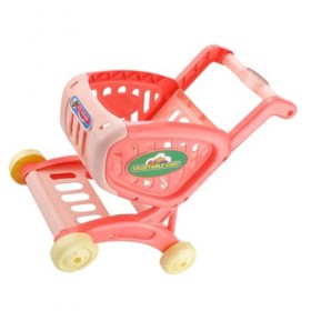 Gadpiparty Chariot De Courses pour Enfants Chariot Dépicerie Supermarché Jouets Éducatifs Accessoires De Cuisine pour Enfant