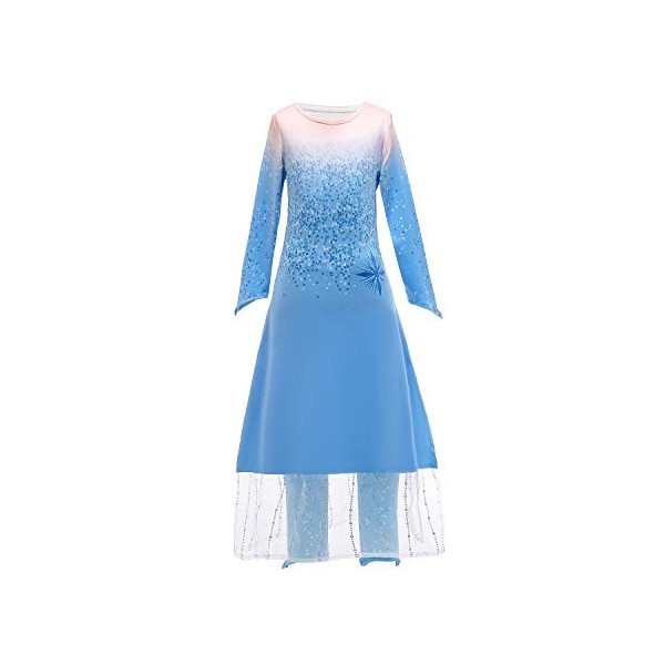 Lito Angels Deguisement Robe Reine des Neiges 2 Princesse Elsa Cost