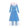 Lito Angels Deguisement Robe Reine des Neiges 2 Princesse Elsa Costume Aventure Enfant Fille, Manteau avec Cape Halloween Fêt