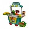 GUIZMAX Stand Vendeur Fruit Legume dinette Jouet Chariot Enfant Marchand