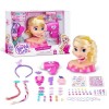 Sparkle Girlz Zuru Tête à coiffer Brunette livrée avec ensemble de design dongles, diadème, peigne à cheveux, accessoires