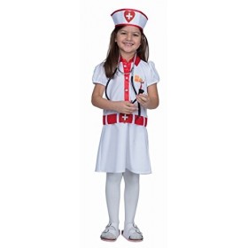Rubies 12249-116 Costume dinfirmière pour Enfant Multicolore