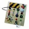 F Fityle Jouet Montessori de planche occupée dinterrupteur de lumières, compétences motrices de base, jeu de jeu dintérieur