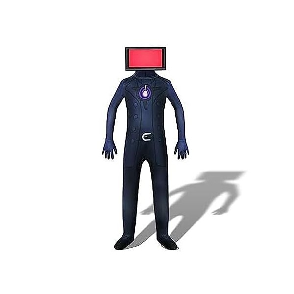 Costume de cosplay Skibidi pour garçon - Pour enfant et adulte - Pour jeu TV homme - Cameraman - Costume dHalloween