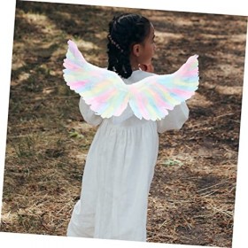 Holibanna 2 Ensembles Robe Pour Fille Tenue Vêtements Pour Fée Aile Ange Bandeau Angle Aile Filles Fée Adulte Fée Aile Aile D