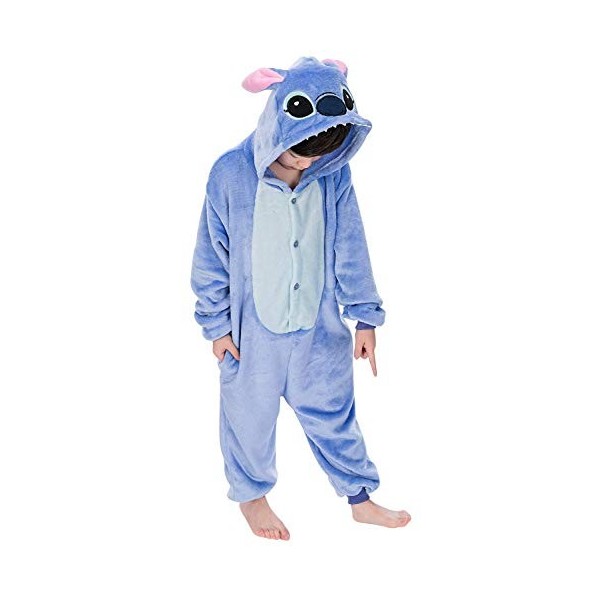 LeaveLive Combinaison danimaux pour Enfants Halloween Cosplay Costume Pyjama, Kids Donkey, 95 cm 109/119 cm 