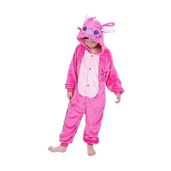 LeaveLive Combinaison danimaux pour Enfants Halloween Cosplay Costume Pyjama, Kids Donkey, 95 cm 109/119 cm 