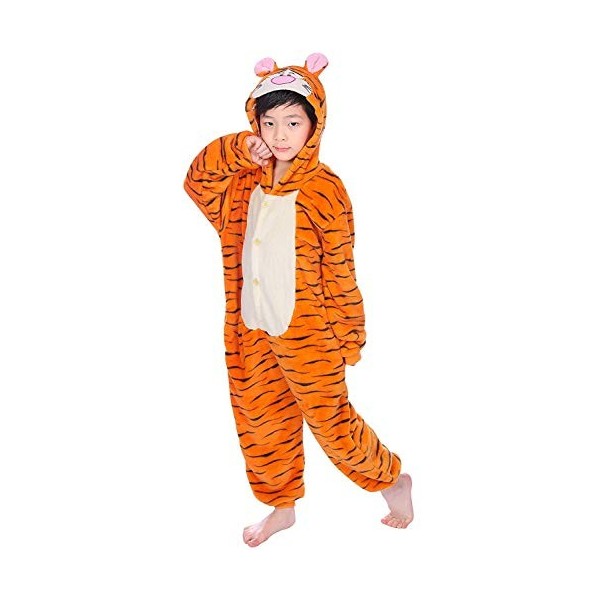 LeaveLive Combinaison danimaux pour Enfants Halloween Cosplay Costume Pyjama, Kids Donkey, 95 cm 109/119 cm 