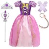 Robes de princesse pour filles - Costume pour fête danniversaire, Halloween, costumade - Pour petites filles de 3 à 12 ans, 