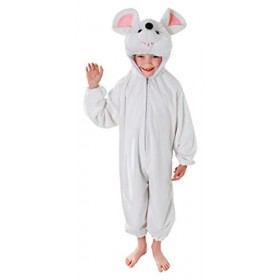 Bristol Novelty CC032 Déguisement de Souris Blanche, Blanc, Petit