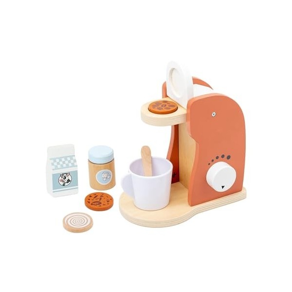 Milageto Accessoires de Cuisine en Bois, Jeux éducatifs de Maison, Petits appareils électroménagers, Jouets de Simulation, Mi