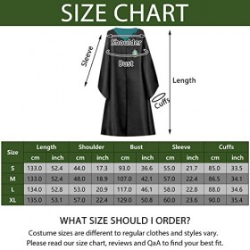 Amycute Costume Magicien Kit Accessoire Cape Invisibilité Choixpeau Baguette magique Écharpe Lunette Cravate Collier Déguisem