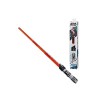 Star Wars- Krieg der Sterne Lightsaber Forge, Darksaber à Lame Noire Extensible, Jouet de déguisement Personnalisable, Taille