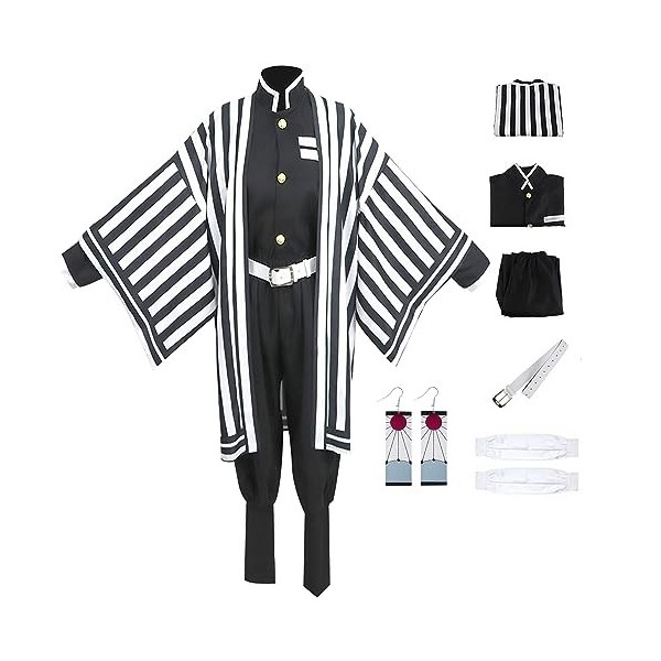 LYL100WT Tsuyuri Kanao Cosplay Costume Halloween Fantaisie Cadeau Demon Slayer Kimono pour Enfants