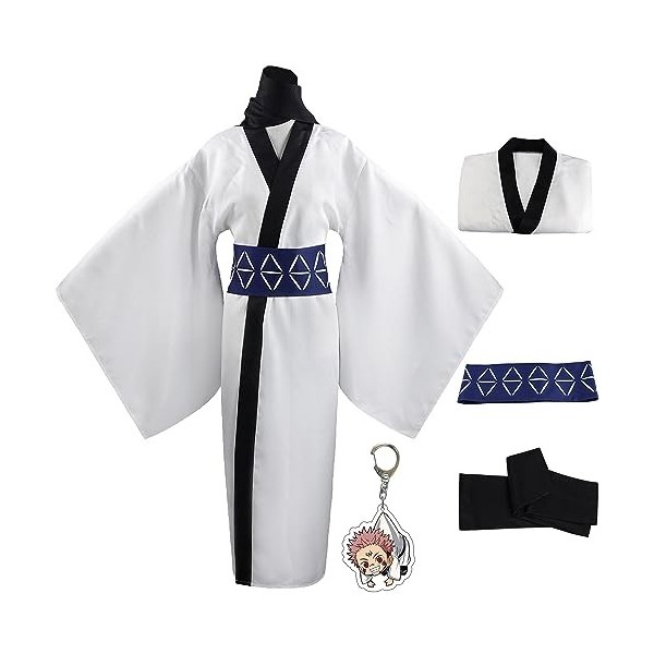 LYL100WT Inumaki Toge Cosplay Costume pour Jujutsu Kaisen Halloween Déguisement Performance Tenues Cadeau Fantaisie pour Enfa