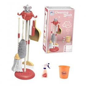 ibasenice 1 Ensemble De Jouets De Nettoyage Vadrouilles De Nettoyage Jouets pour Enfants Jouets De Développement Fouet À Main