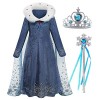 Costume dhiver pour filles Elsa La Reine des Neiges Costume pour enfants Cosplay Fête danniversaire 110 3-4 ans 