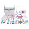 WEITING médecin 25 pièces pour Enfants,Ensemble Jeu rôle médical Simulation - Jouets éducatifs Docteur avec étui Rangement Gr