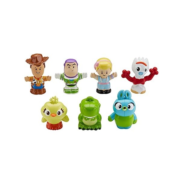 Fisher-Price Little People, 7 figurines Disney Pixar Toy Story 4, Jouet pour Enfant, 12 Mois et plus, GFD12