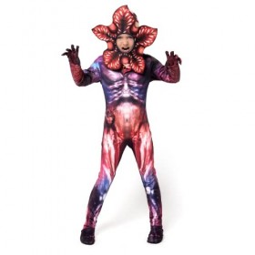 Spooktacular Creations Costume garçon Demogorgon pour enfants, combinaison effrayante de monstre à fleurs pour les fêtes dHa