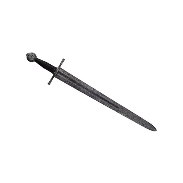 Navelotec - Épée des Templiers - Réplique Peinte à la Main - Épée Jouet Souple et Sécuritaire en Mousse/Polypropylène pour En