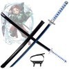 Asenmao 76/104 Cm Cosplay en Bois Katana Démon Slayer Épée De Samouraï Japonais Épée Samurai Jouets Kamado Tanjirou Lame De S