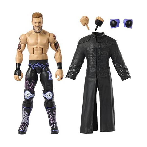 Wwe Figurine Articulée Collection Élite Edge Avec Accessoires, 25 Points DArticulation, 15 Cm, À Collectionner, Jouet Enfant