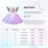 inhzoy Enfant Déguisement de Licorne Princesse Fée pour Fille Tutu Robe avec Lumières Brillant + Bandeau de Licorne Halloween