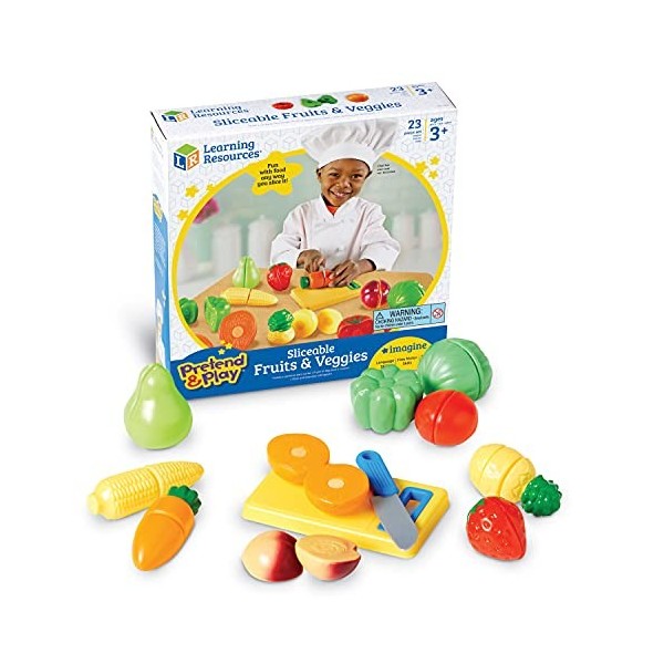 Fruits et légumes à couper Pretend & Play® de Learning Resources