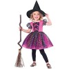 GIRLS RAINBOW WITCH COSTUME - TODDLER 1 - 2 YEARS 