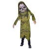 amscan 9907133 – Costume de zombie, robe à capuche avec masque, squelette de marais, costume dhorreur, fête à thème, carnava