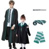 Alaiyaky Costume de magicien pour enfants et adultes - Ensemble de costume Harry Potter - Cape de magicien avec robe de magic