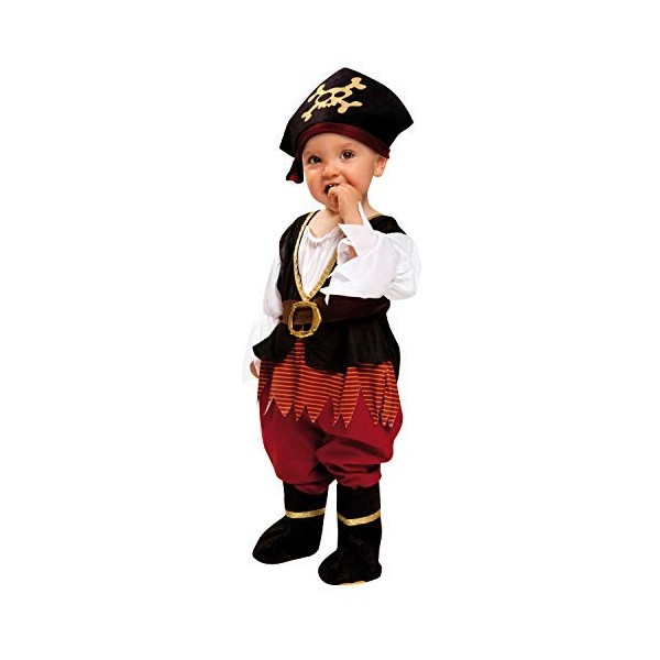 My Other Me Viving Costumes MOM00568 Costume de Pirate pour bébés et Petites Filles Taille 7-12 Mois