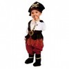 My Other Me Viving Costumes MOM00568 Costume de Pirate pour bébés et Petites Filles Taille 7-12 Mois