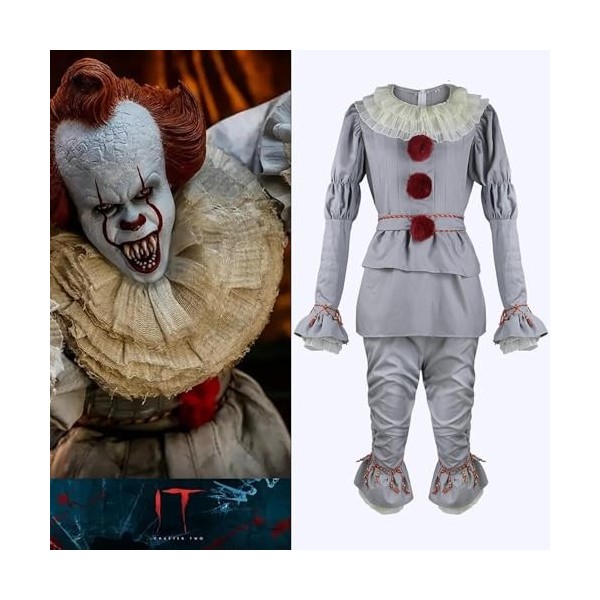 Costumes Dhalloween Pennywise | Halloween Costumes Enfant | Halloween Scary Clown Costume | Costumes De Clown Effrayant De C