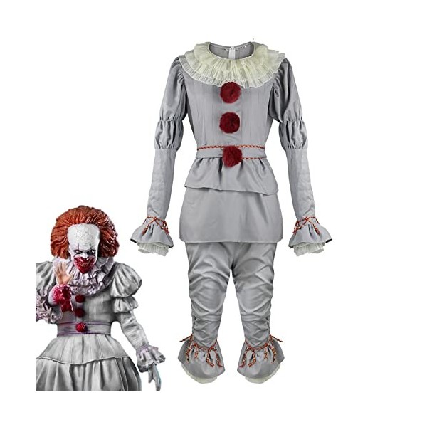 Costumes Dhalloween Pennywise | Halloween Costumes Enfant | Halloween Scary Clown Costume | Costumes De Clown Effrayant De C